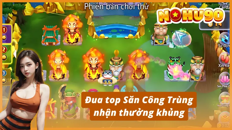 Khuyến mãi đặc biệt khi tham gia TP Bắn Côn Trùng tại Nohu90