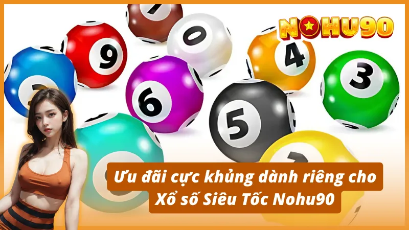 Ưu đãi cực khủng dành riêng cho Xổ số Siêu Tốc Nohu90