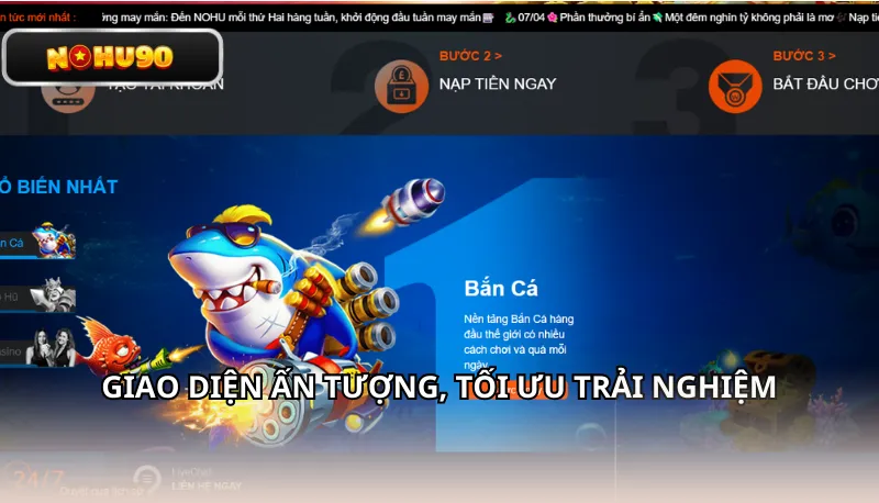 Giao diện ấn tượng, tối ưu trải nghiệm